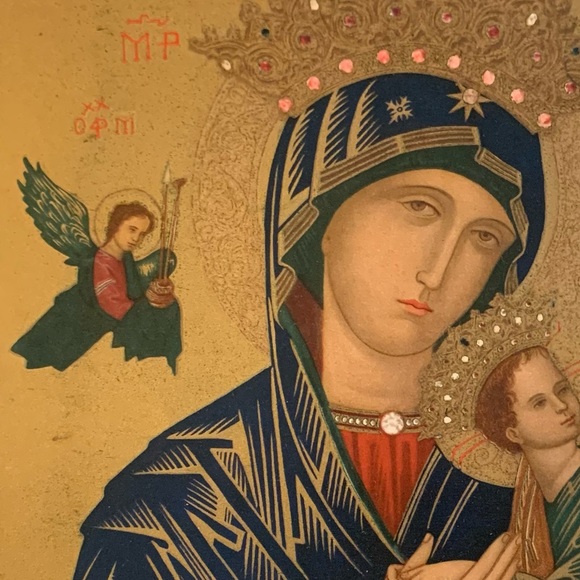 Vintage “Our Lady of Perpetual Help” Print - Picture 7 of 7